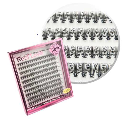 CL4819A CILIOS POSTICOS FIO A FIO 30P REAL LOVE