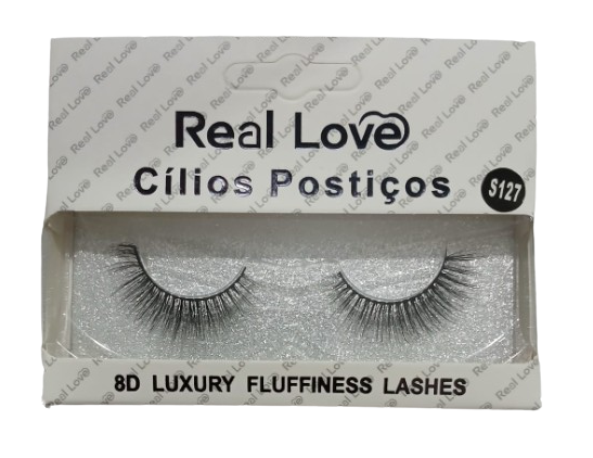 CL5028A-S127 CÍLIOS POSTIÇOS REAL LOVE BX/10 UN. 