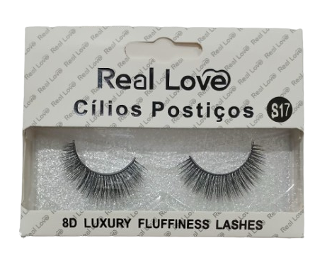 CL5028A-S17 CÍLIOS POSTIÇOS REAL LOVE BX/10 UN. 