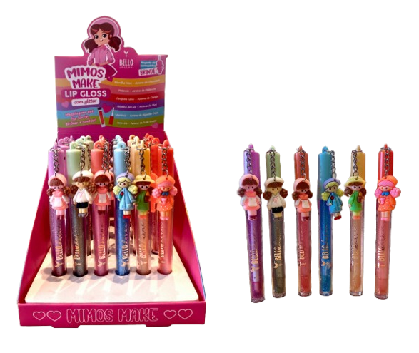 BC68 LIP GLOSS BONECA MIMOS MAKE BELLO CHARME BX/24 UN
