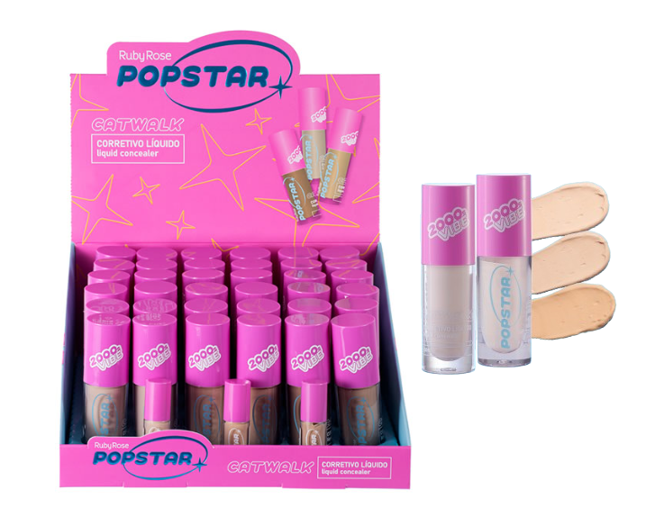 HB-M603-G1 CORRETIVO LIQUIDO CATWALK POPSTAR BX/36 UN