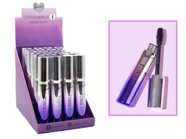 L3198 - I LOVE EFEITO BONECA MÁSCARA DE CÍLIOS BX/ 24UN