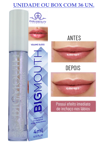 PH0861 - BIG MOUTH RAINBOW 4ML PHALLEBEAUTY (UNIDADE OU BX/36 UN.)