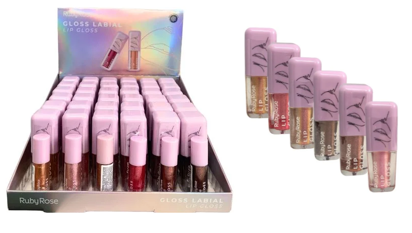 HB-F8234 - LIP GLOSS RUBY ROSE BX/36 UN