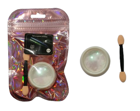 GOS135 KIT DECORACAO P/ UNHA 1 APLIC. E 1 GLITTER REAL LOVE