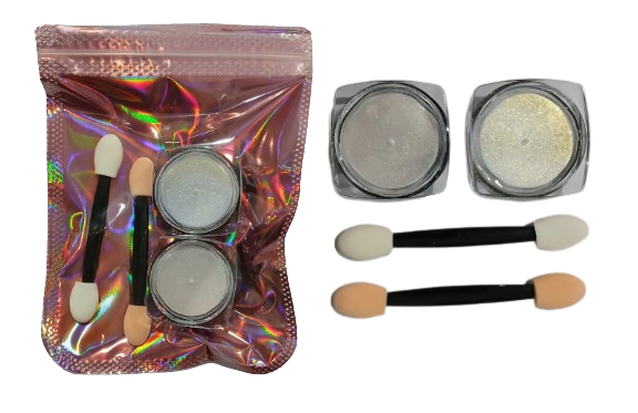 GA12D CONUNTO 2 APLIC. E 2 GLITTER REAL LOVE