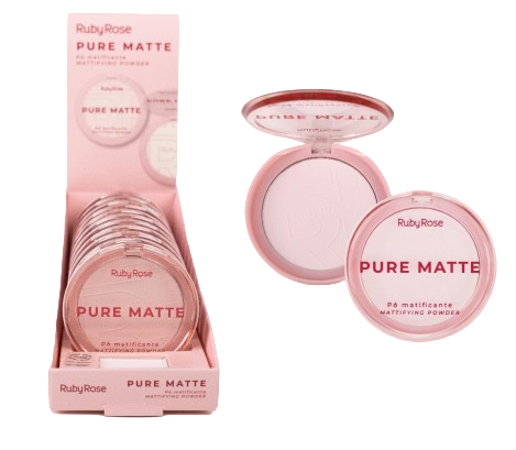 HB-M402 PÓ MATIFICANTE PURE MATTE RUBY ROSE BX/12 UN