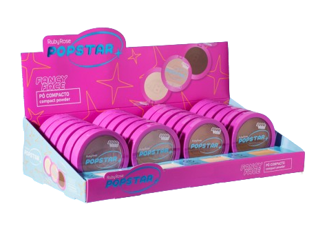 HB-M406-G1 PÓ COMPACTO POPSTAR RUBY ROSE BX/24 UN