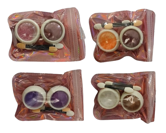 GOS17 CONJ. 2 GLITTER E 2 APLIC. REAL LOVE 