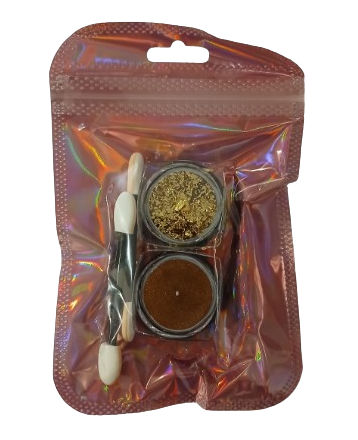 GA12A KIT DECORAÇÃO 2 APLIC. E 2 GLITTER REAL LOVE