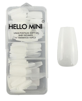 OY1387-2 UNHA SOFT GEL C/140 UN HELLO MINI
