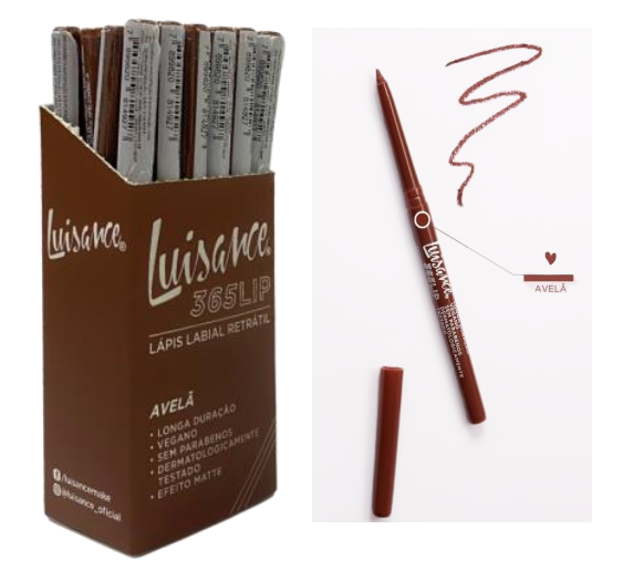 L5222 LAPIS LABIAL RETRATIL AVELÃ BX/24 UN LUISANCE