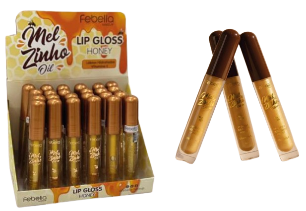 LGM80125 GLOSS LABIAL  LIP HONEY FEBELLA BX/24 UN