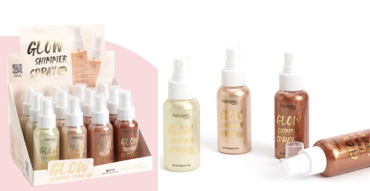 FIX80101 GLOW SHIMMER SPRAY FEBELLA BX/12 UN