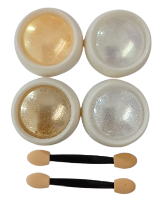 GOS203 CONJ. P/ UNHAS (2 APLI. E 4 GLITTERS) REAL LOVE