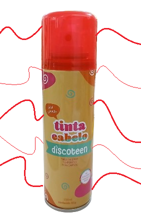 HB110123 TINTA DE CABELO DISCOTEEN - COR VERMELHO