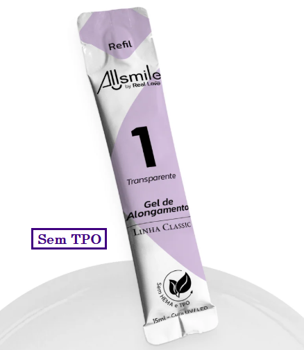 RA-15-01 REFIL GEL DE ALONGAMENTO ALLSMILE BY REAL LOVE 15ML (SEM TPO)