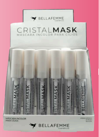 BF10111 MASCARA DE CILIOS INCOLOR CRISTAL MASK BX/ 24UN