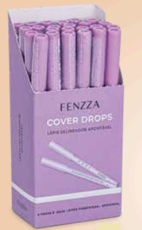 FZ14041 LAPIS DELINEADOR P OLHOS PRETO COVER FENZZA BX/ 24UN