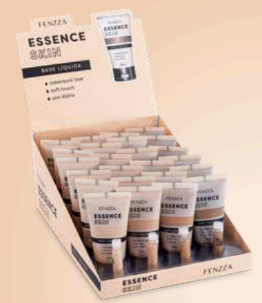 FZ35036 BASE LIQUIDA EFEITO MATTE FENZZA MAKE UP BX/ 24UN