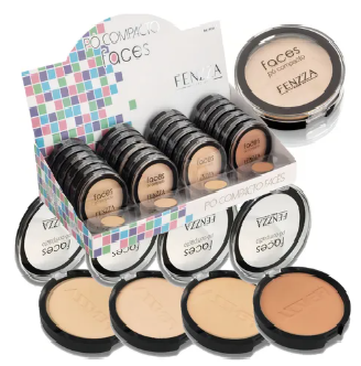 PC01 PO COMPACTO FACE 12G FENZZA BX/ 24UN