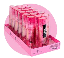 J0110-1 BRILHO LABIAL BE SPARKLE GLOSS HOT ROSE JASMYNE - BX 18 UN