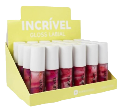 JS03058 INCRIVEL GLOSS LABIAL JASMYNE - BX 24 UN