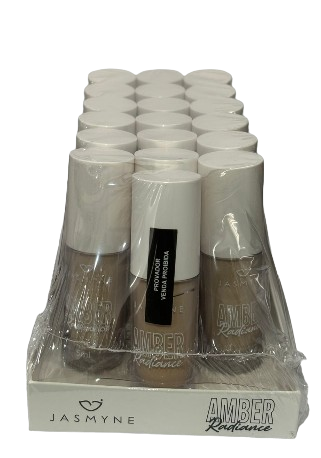 J0103-4 AMBER RADIANTE CORRETIVO AMENDOA SUAVE JASMYNE - BX 18 UN