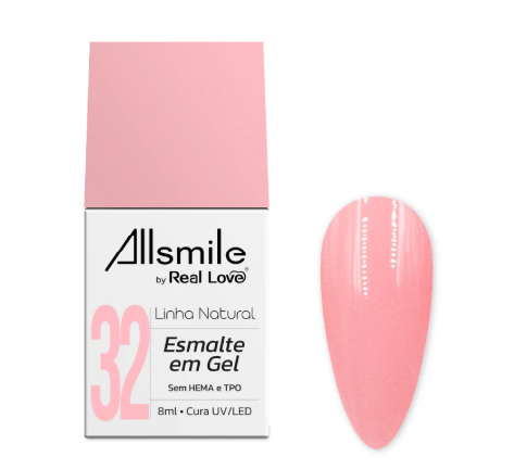 YN-01-32 ESMALTE EM GEL LINHA NATURAL 10ML REAL LOVE