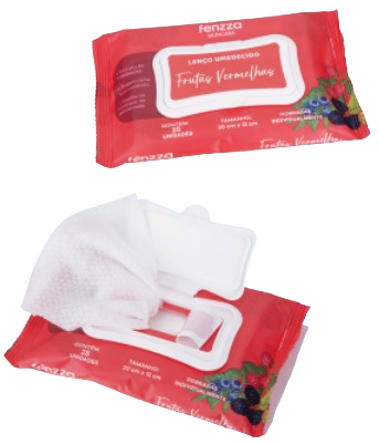 FZ53035 LENÇO UMEDECIDO FRUTAS VERMELHAS FENZZA