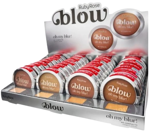 HB-M408 PO BAKED FILTER BLOW RUBY ROSE BX/36UN