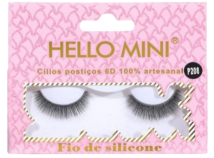CL2171-6  CILIOS POSTICOS 6D SILICONE  HELLO MINI