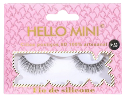 CL2171- 9 CILIOS POSTICOS 6D SILICONE  HELLO MINI