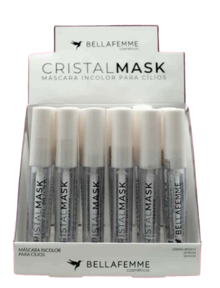 BF10111 MASCARA DE CILIOS INCOLOR CRISTAL MASK BX/ 24UN