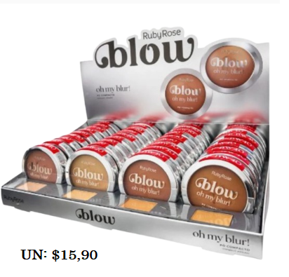 HB-M408 PO BAKED FILTER BLOW RUBY ROSE BX/36UN