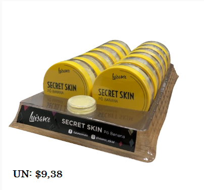 L5017 SECRET SKIN - PÓ BANANA BX/ 12 UN 
