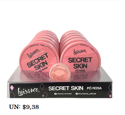 L5024 SECRET SKIN - PÓ ROSA BX/ 12 UN. 