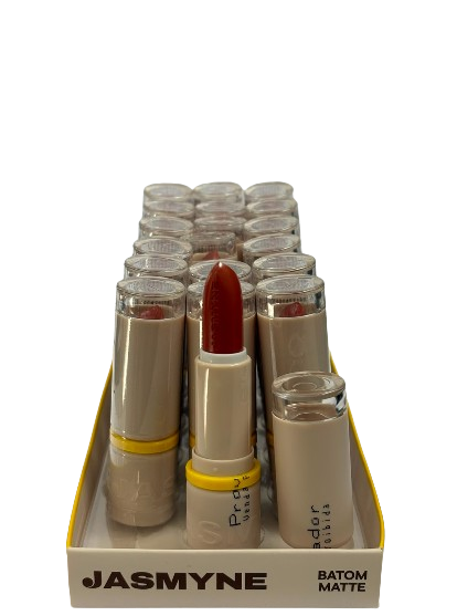 J0158 - BATOM MATTE - NUDE MARROM JASMYNE/ BX 18 UN