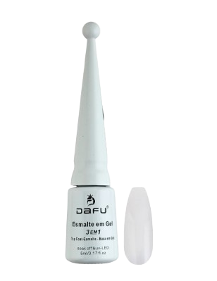 DF-ONE76-02  ESMALTE PARA UNHA - DAFU/ BRANCO