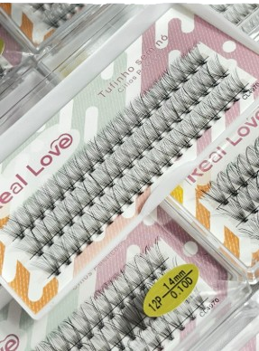 CL5070A 12P CILIOS POSTICOS FIO A FIO REAL LOVE