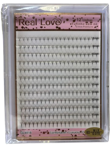 CL4818 CILIOS POSTICOS FIO A FIO - TUFINHO SEM NÓ REAL LOVE
