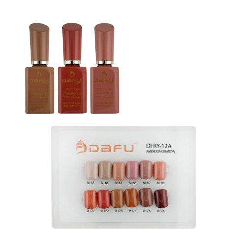 EMRY-12A ESMALTE CLEAR GEL- TONS DIVERSOS - DAFU/BX 12UN