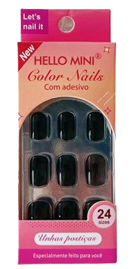 OY1920-1 UNHA POSTICA COM/24PCS HELLO MINI