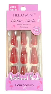 OY1921-12 UNHAS POSTICAS BAILARINA COM/24PCS HELLO MINI