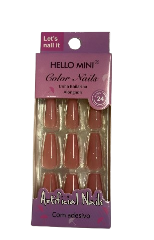 OY1921-7 UNHAS POSTICAS BAILARINA COM/24PCS HELLO MINI