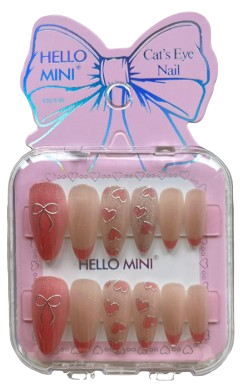 OY2230-20 UNHA POSTICA 3D HELLO MINI