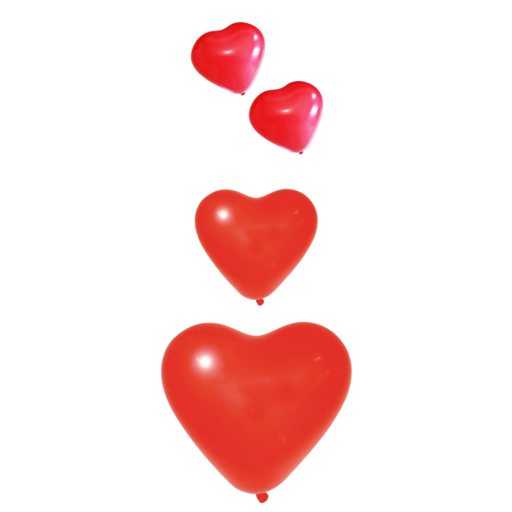 BALAO LATEX CORACAO