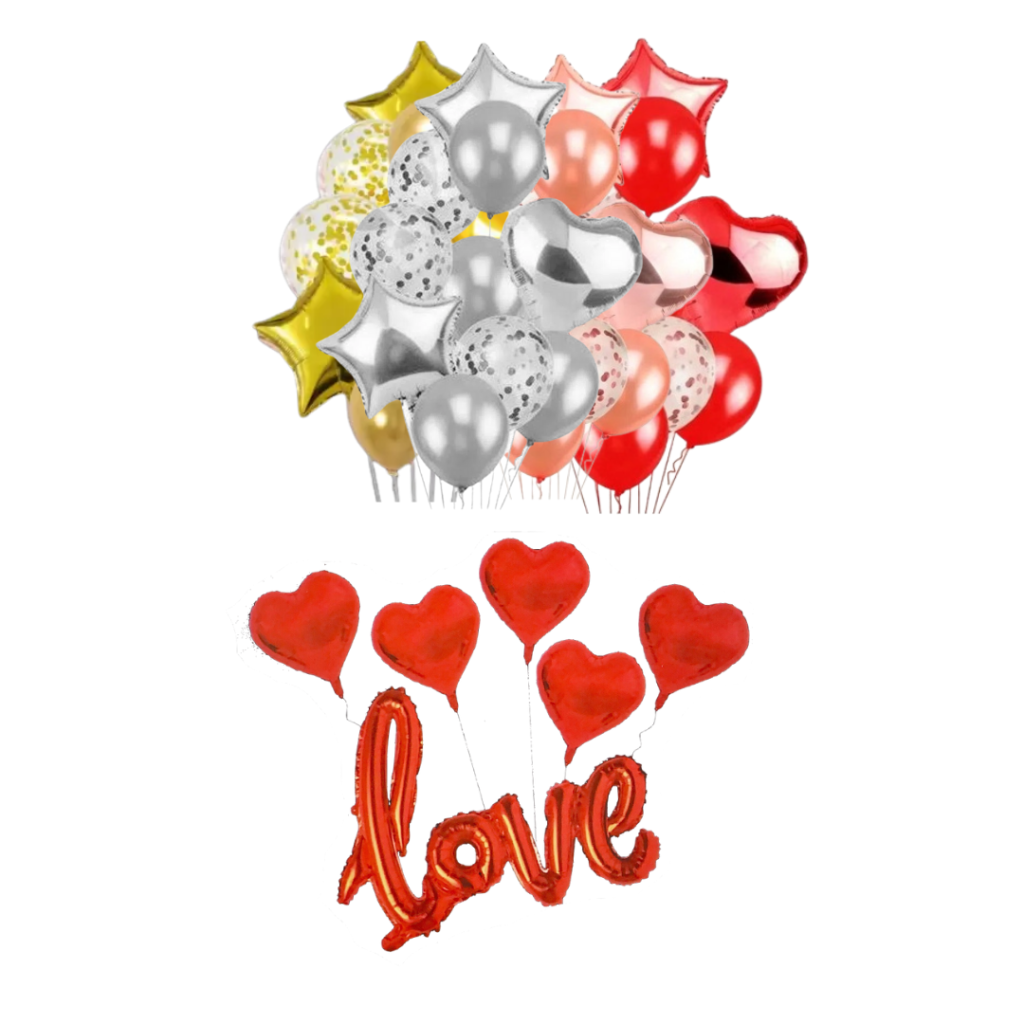 BALOES METALIZADOS KIT BOUQUET