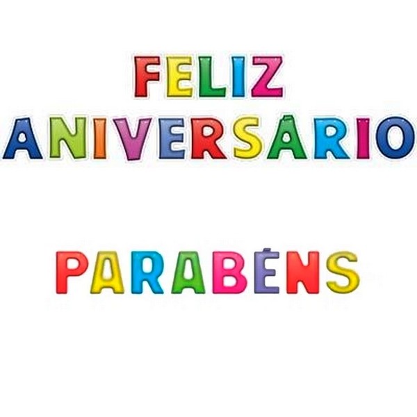 FAIXA FELIZ ANIVERSARIO E PARABENS