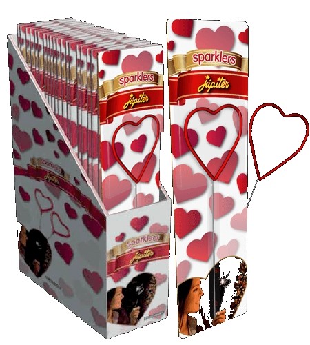 VELA SPARKLER CORACAO